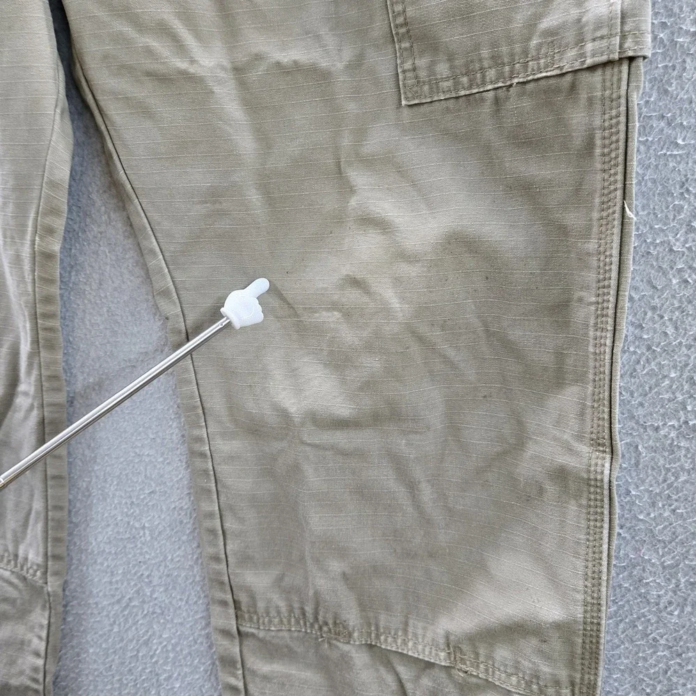 Wrangler Men Pants 36X32 Khaki Cargo Riggs Workwear Relaxed 30